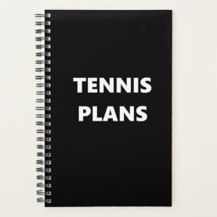 Tennis Planner Sports Theme Tennis Plans