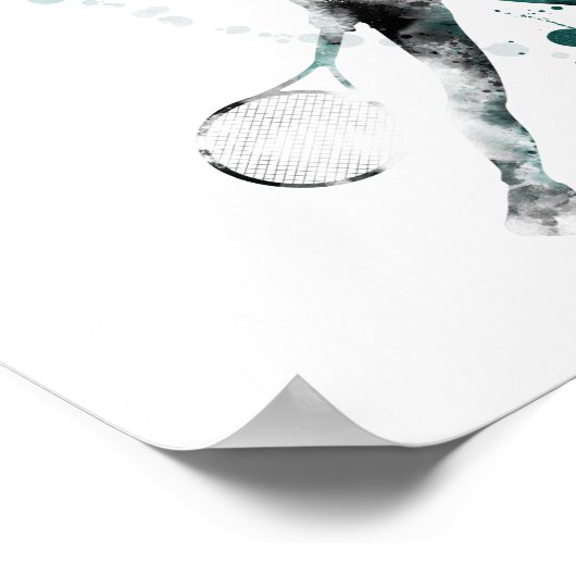 TENNIS PLAYER 3 - Poster (Hoek)