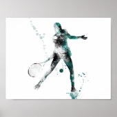 TENNIS PLAYER 3 - Poster (Voorkant)
