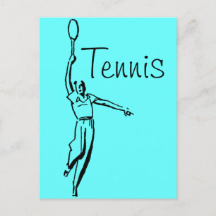 Tennis Player Briefkaart