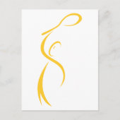 Tennis Player Briefkaart (Voorkant)