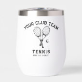Tennis Player Club Teamnaam Gepersonaliseerd (Voorkant)