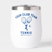 Tennis Player Club Teamnaam Gepersonaliseerd (Voorkant)