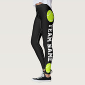 Tennis Player Custom Team Name of Text Sports Leggings (Links)