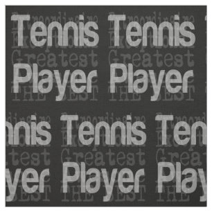 Tennis Player Extraordinaire Stof
