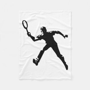 Tennis Player Fleece Deken