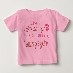 Tennis Player (Future) Baby Baby T-Shirt
