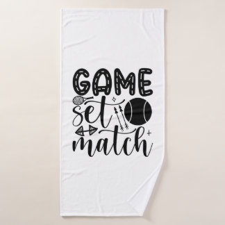 Tennis Player | Game Set Match Badhanddoek