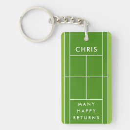 Tennis Player Gift Sleutelhanger