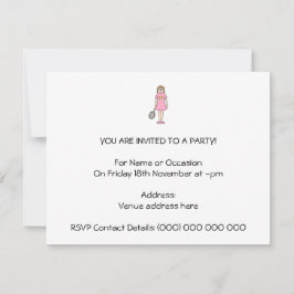 Tennis Player Girl. Kaart