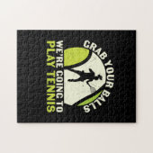 Tennis Player | Grab Your Balls Legpuzzel (Horizontaal)