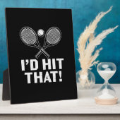 Tennis Player | Ik hoop dat Fotoplaat (Zijkant)