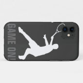 Tennis player iPhone draagtas Case-Mate iPhone Case (Achterkant (horizontaal))