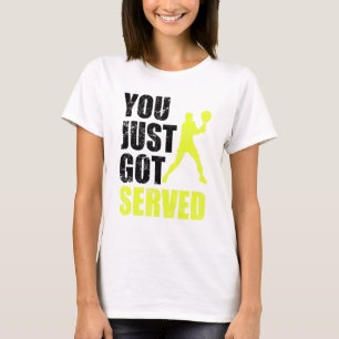 Tennis Player Je hebt net een Servische Joke Fun G T-shirt