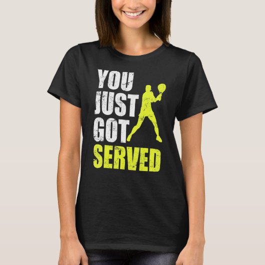 Tennis Player Je hebt net een Servische Joke Fun G T-shirt (Voorkant)