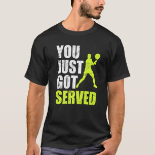 Tennis Player Je hebt net een Servische Joke Fun G T-shirt