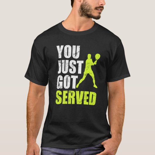 Tennis Player Je hebt net een Servische Joke Fun G T-shirt (Voorkant)