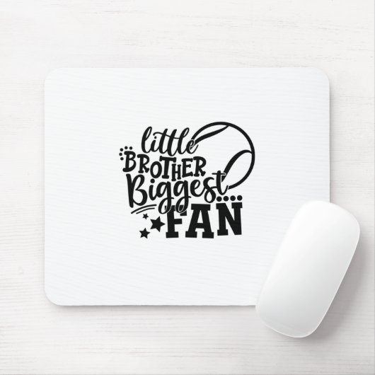 Tennis Player | Kleine broeder-grootste ventilator Muismat (Met muis)