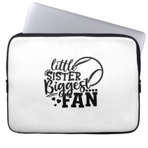 Tennis Player   Kleine zuster Bigst Fan Tennis Laptop Sleeve