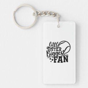 Tennis Player   Kleine zuster Bigst Fan Tennis Sleutelhanger