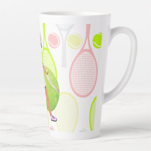 Tennis Player Latte Mok (Rechts)