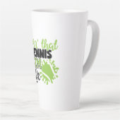 Tennis Player | Levensduur van Tennis-mam Latte Mok (Rechterhoek)