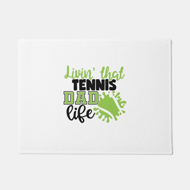 Tennis Player | Levensduur van Tennis-pap Deurmat (Voorkant)