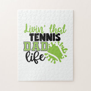 Tennis Player Levensduur van Tennis-pap Legpuzzel