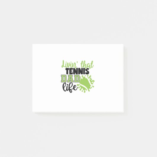 Tennis Player | Levensduur van Tennis-pap Post-it® Notes (Voorkant)