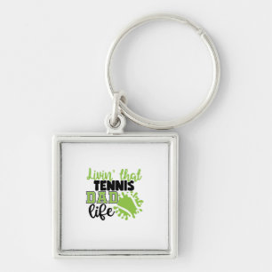 Tennis Player   Levensduur van Tennis-pap Sleutelhanger