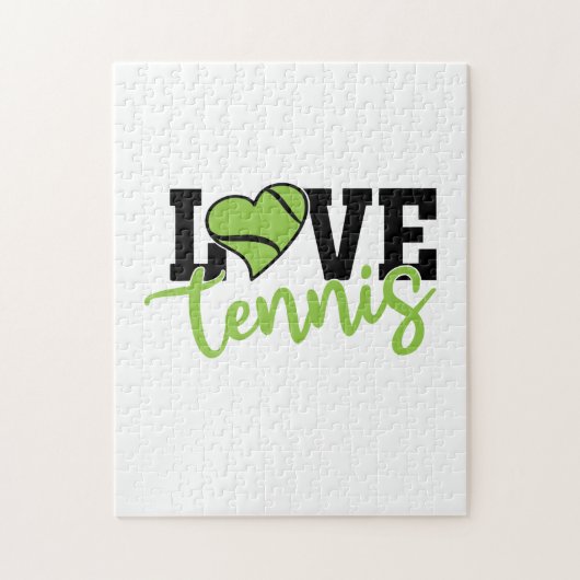 Tennis Player | Love Tennis Legpuzzel (Verticaal)