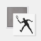 Tennis Player Magneet (Voorkant / Achterkant)
