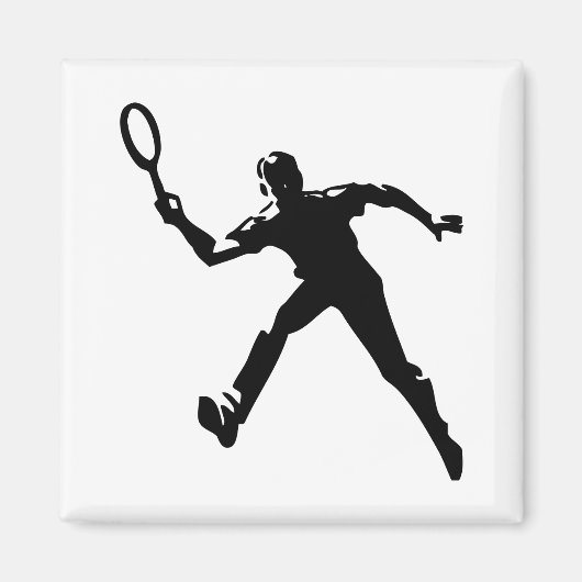 Tennis Player Magneet (Voorkant)