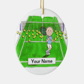 Tennis Player, Male Keramisch Ornament (Rechts)