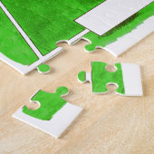 Tennis Player, mannelijk - persoonlijke Cartoon Legpuzzel (Zijkant)