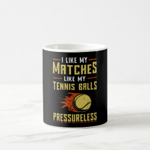 Tennis Player Match Racket Court Sports Funny Gift Koffiemok