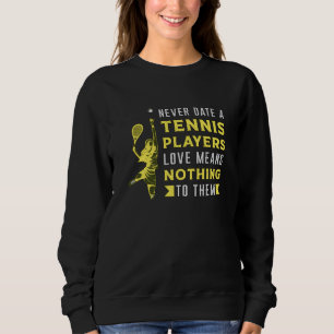 Tennis Player Match Racket Sports Court Funny Gift Trui