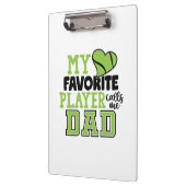 Tennis Player | Mijn favoriete speler noemt me pap Klembord (Links)