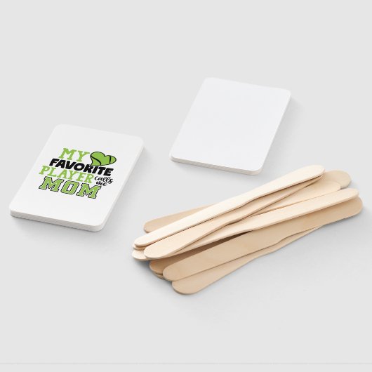 Tennis Player | Mijn favoriete speler roept me mam Handwaaier (Niet-gemonteerd)