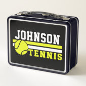 Tennis Player NAME Ball Game Court Aangepast (Achterkant)