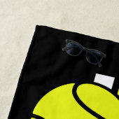 Tennis Player NAME Ball Game Court Aangepast Strandlaken (In situ)