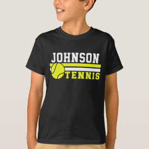 Tennis Player NAME Ball Game Court Aangepast T-shirt