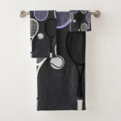 Tennis Player Name Letters Personalized Sport Team Bad Handdoek (Insitu)