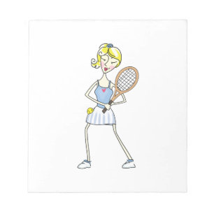 TENNIS PLAYER NOTITIEBLOK