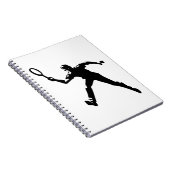 Tennis Player Notitieboek (Rechterzijde)
