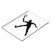 Tennis Player Notitieboek (Linkerzijde)