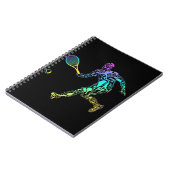 Tennis Player Notitieboek (Linkerzijde)