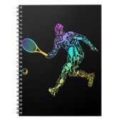 Tennis Player Notitieboek (Voorkant)