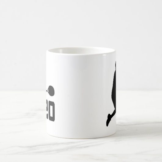 Tennis Player Number 20 Cadeaunummer Koffiemok (Center)