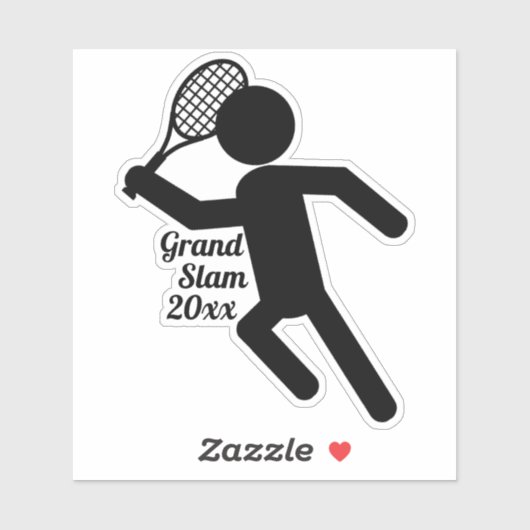 Tennis Player-poorten Sticker (Vel)
